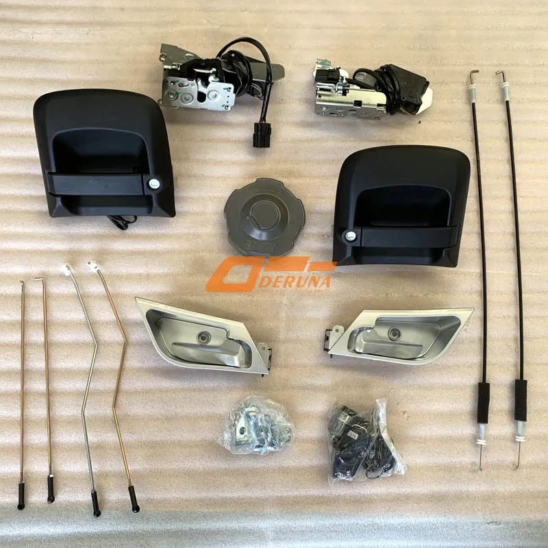 812W97100-6185 Cerradura de la puerta del coche (Wide-Body) + Ignition Lock Core + Tapa del depósito de combustible (doble depósito de combustible)
