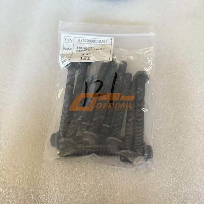 BY610800110297 Exhaust Manifold Bolts