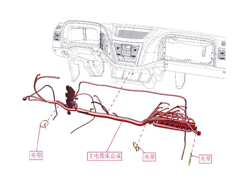 Beiben Cab Main Cable Module