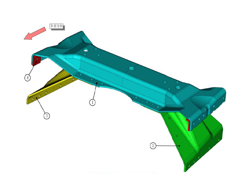 Beiben Fifth Beam Module (Intermediate Third Beam）