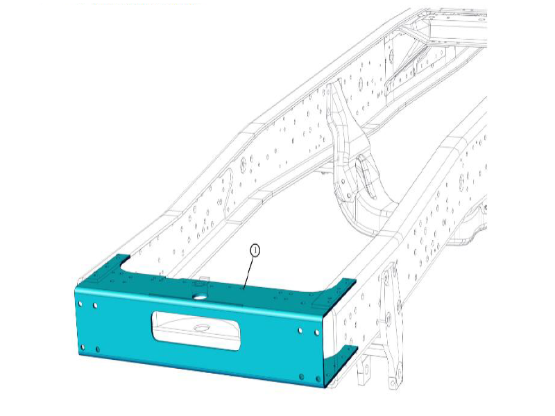 Beiben First Crossmember Assembly Module