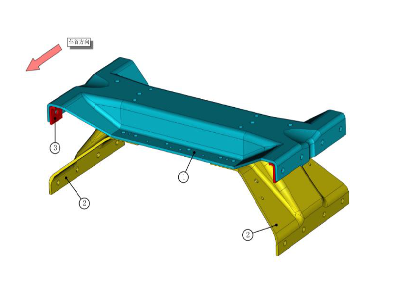 Beiben Sixth Beam Module (Intermediate Fourth Beam）