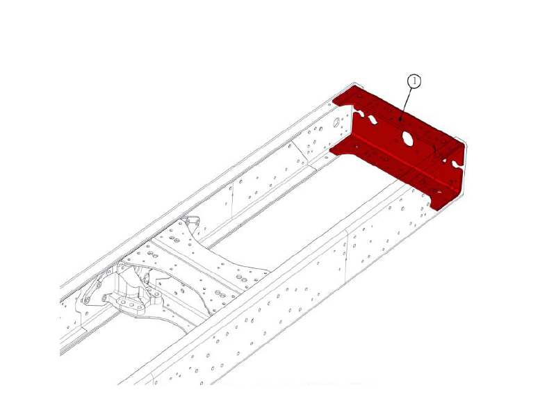 Beiben Tail Cross Member Module