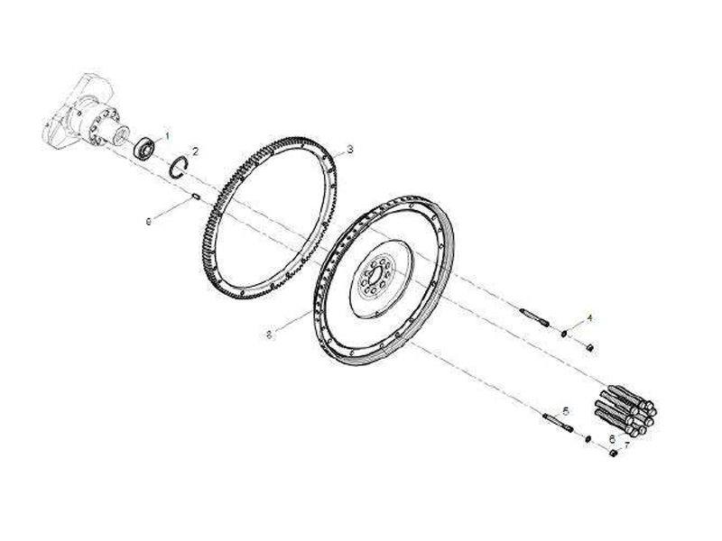 FAW  Engine Aseembly-Flywheel Group