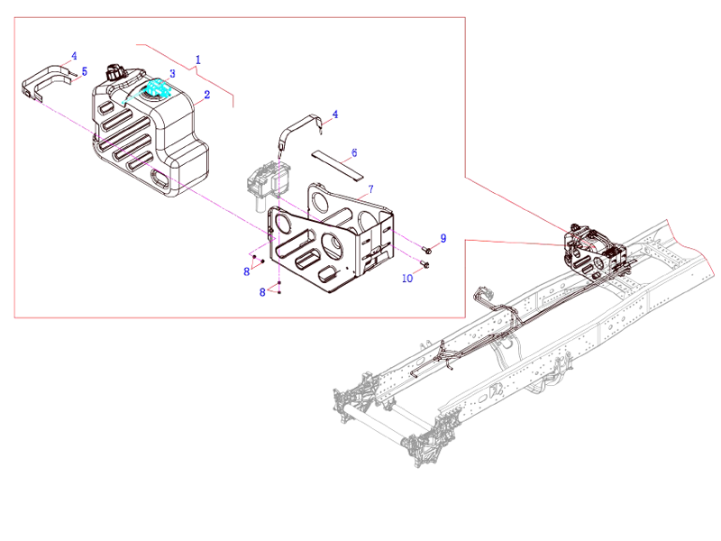 FAW Reductant Supply And Injection System Module