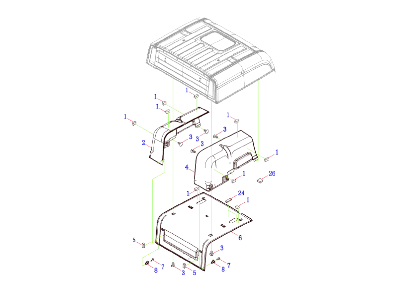FAW Roof Interior Trim Module