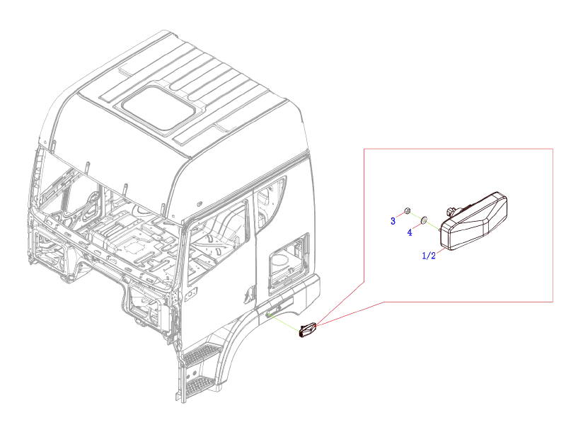 FAW Steering Lamp Assembly