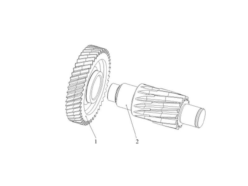 FAW Transmission Assembly-Deputy Box Countershaft Assembly