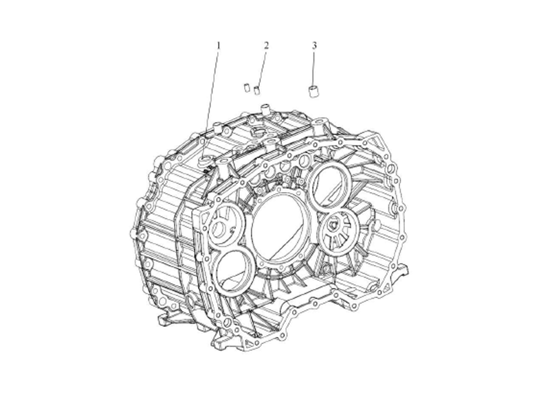 FAW Transmission Assembly-Transmission Housing Assembly