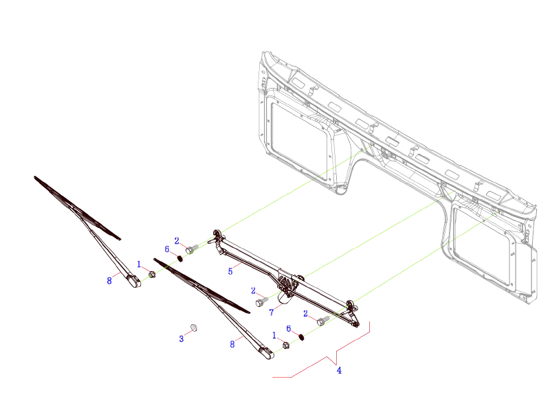 FAW Wiper Assembly