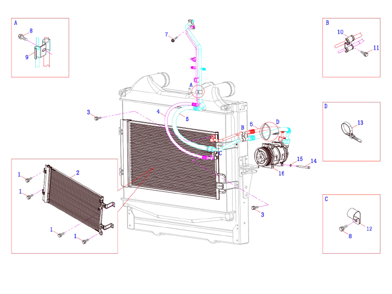 Faw Chassis Air Conditioner Module