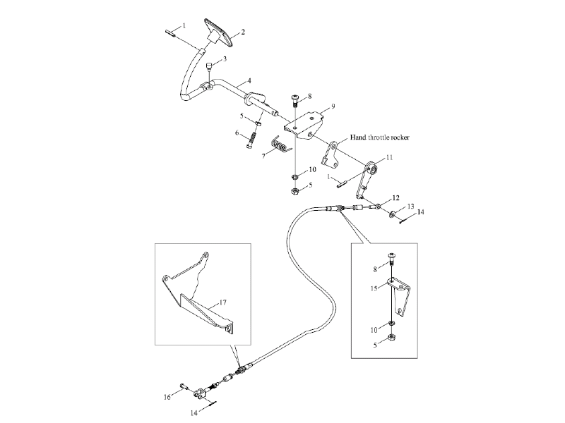 Foton Engine Control Mechanism Assemlby-2
