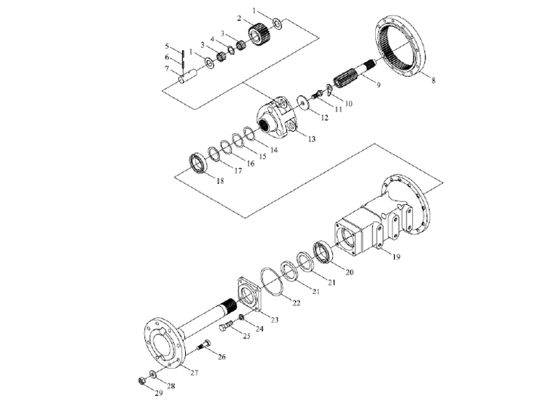 Foton Final Transmission Assembly -1