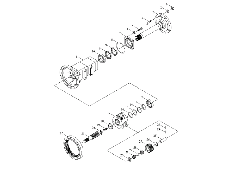 Foton Final Transmission Assembly -2