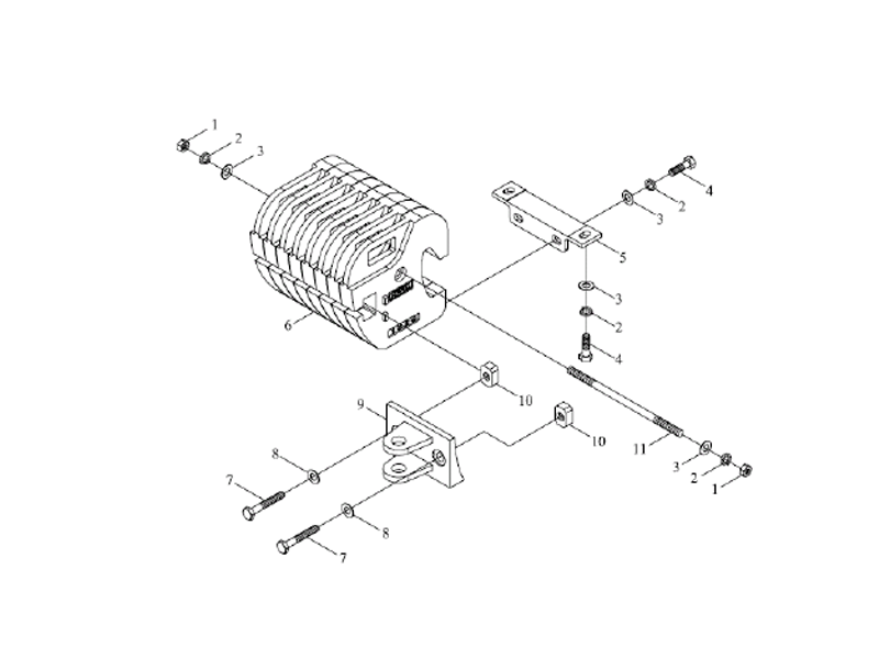Foton Front Ballast Assembly