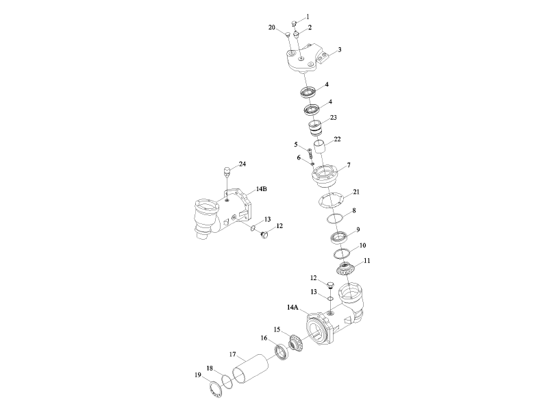 Foton Front Driving Axle Assembly-5
