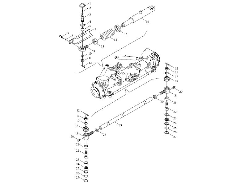 Foton Front Driving Axle Assembly-5