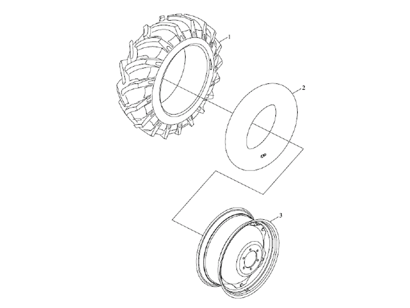 Foton Front Wheel Assembly
