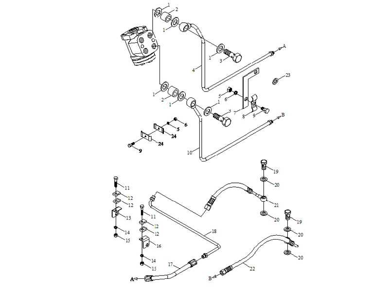 Foton Fully Hydraulic Steering Assembly-2