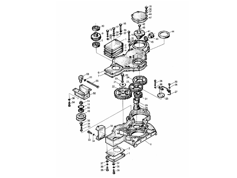 Foton Timing Gear Train Assembly