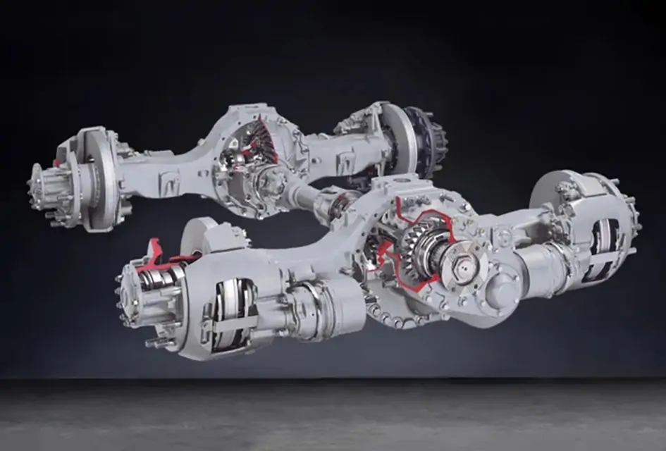 Front axle and steering-1