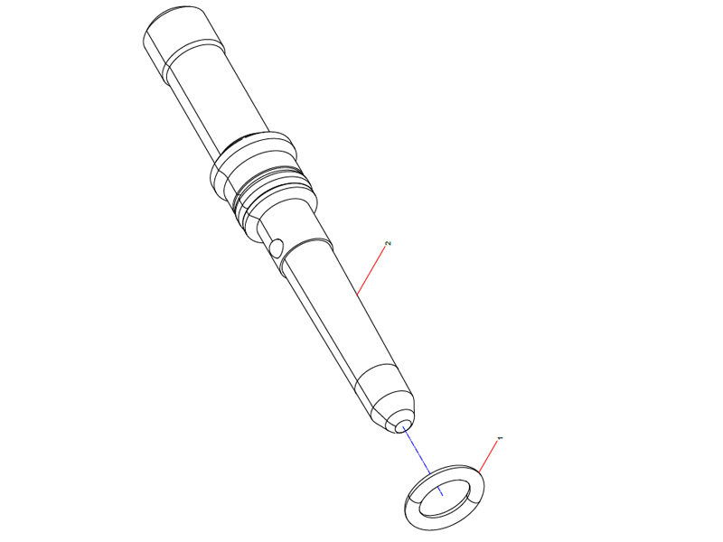SANY Adapter, Tube, Injector Fuel Supply