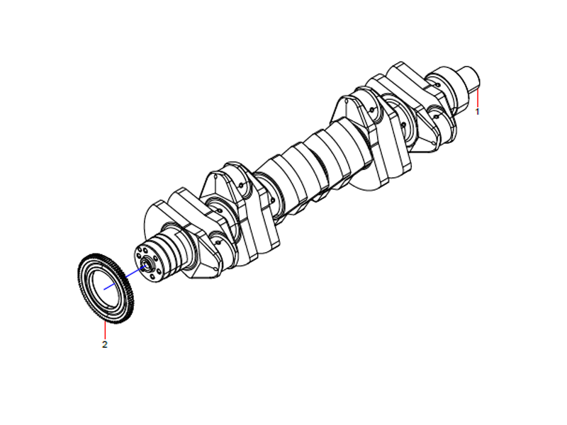 SANY Crankshaft Subassembly