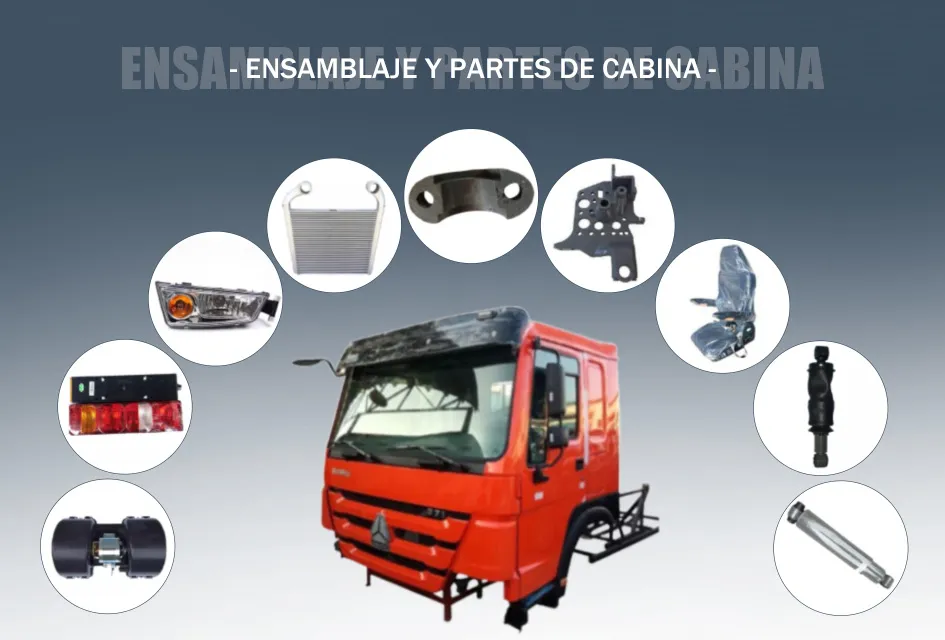 SINOTRUK-ENSAMBLAJE Y PARTES DE CABINA