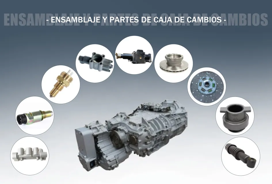 SINOTRUK-ENSAMBLAJE Y PARTES DE CAJA DE CAMBIOS
