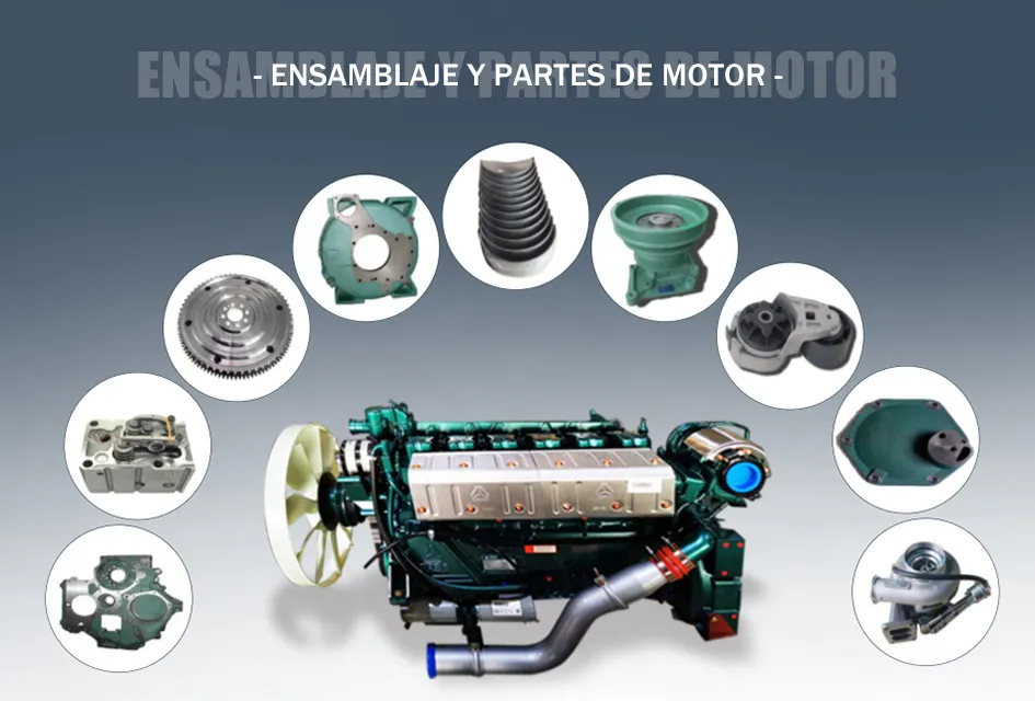 SINOTRUK-ENSAMBLAJE Y PARTES DE MOTOR