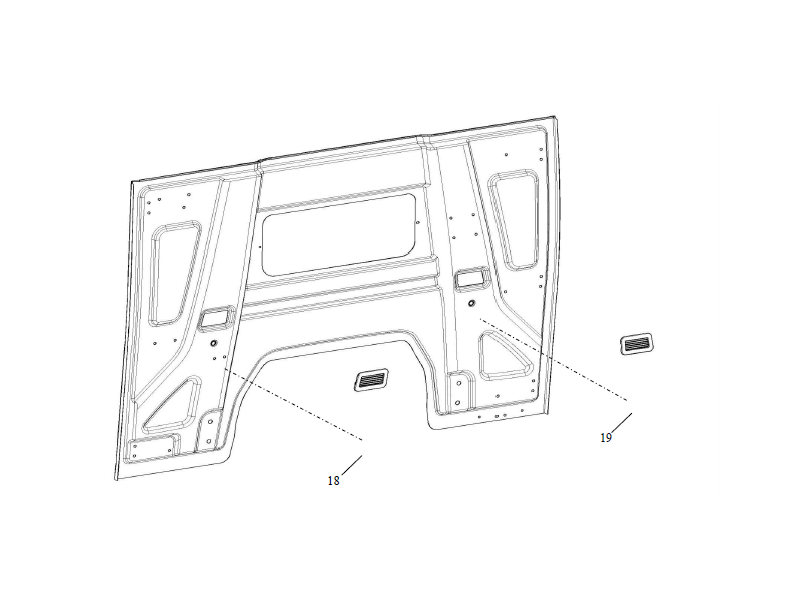 Shacman X6000 Cabin Exterior Components