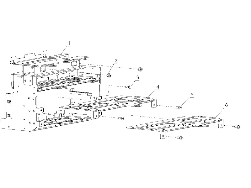 Shacman X6000 Controller Bracket