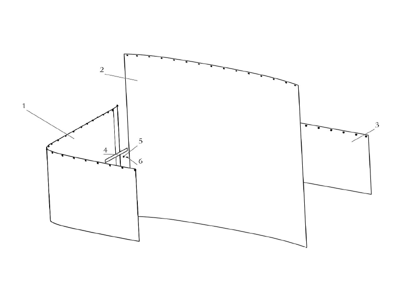 Shacman X6000 Curtain Assy