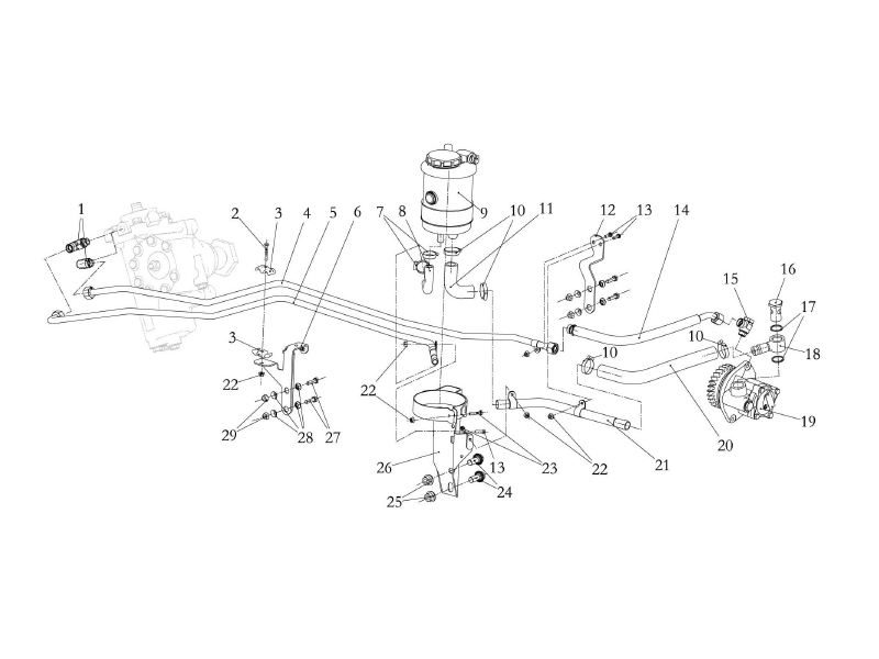 Shacman X6000 Hydraulic Steering Device