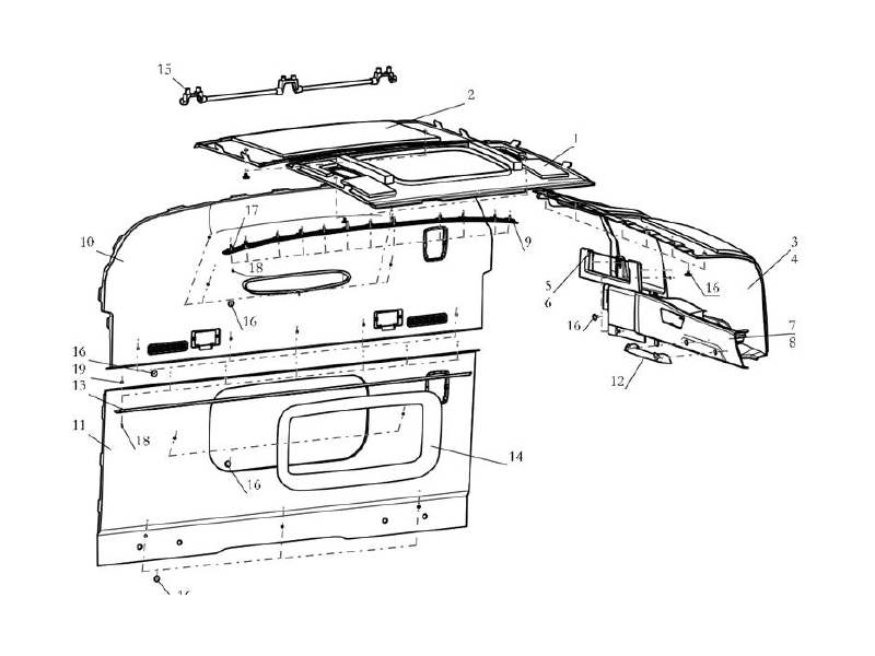 Shacman X6000 Interior Assy