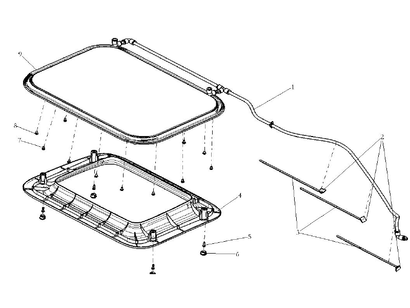 Shacman X6000 Motor Roof Vent