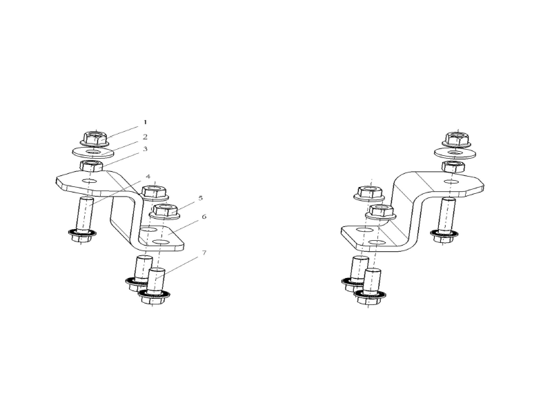 Shacman X6000 Spare Wheel Carrier-Parts Catalog