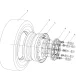 Shacman X6000 Wheel Assembly 315/80R22.5-Spare Parts Catalog