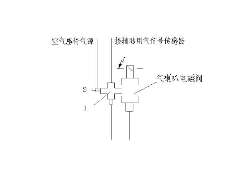 Sinotruk Howo A7 Air Seat Operate Device