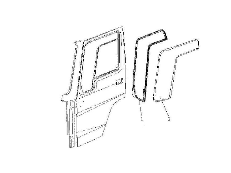 Sinotruk Howo A7 Cab Windows