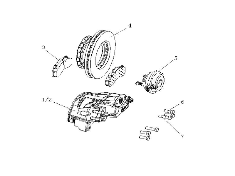 Sinotruk Howo A7 Disc Brake(Zz30a001l/R)