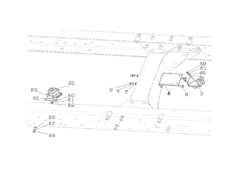 Sinotruk Howo A7 Howo Doubel Front Axle Brake Device
