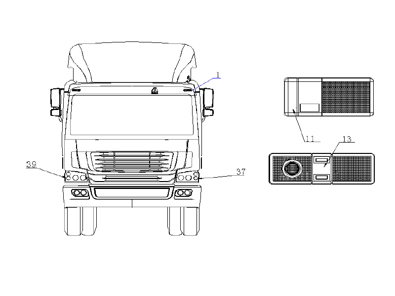 Sinotruk Howo A7 Howo Driving Cab Electrical Equipment