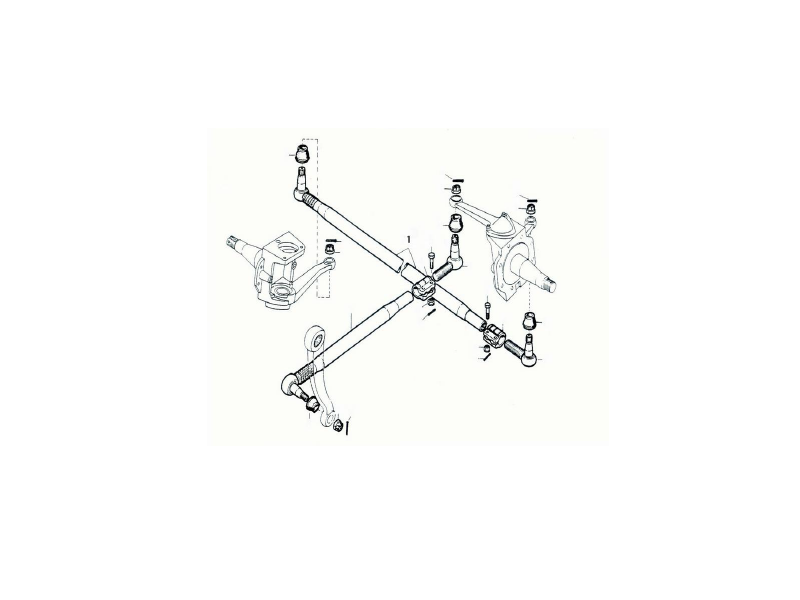 Sinotruk Howo A7 Howo8X4first Axle Steer Tie Rod