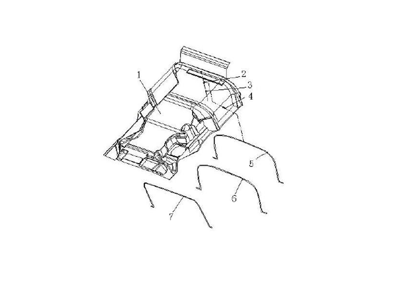 Sinotruk Howo A7 Noise And Heat Insulation Plate Of Cab