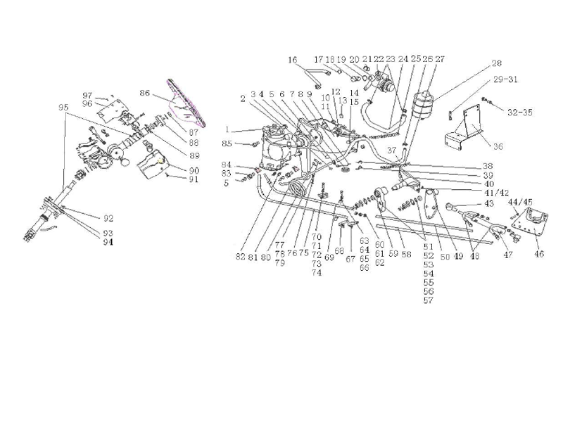 Sinotruk Howo A7 Steering Device