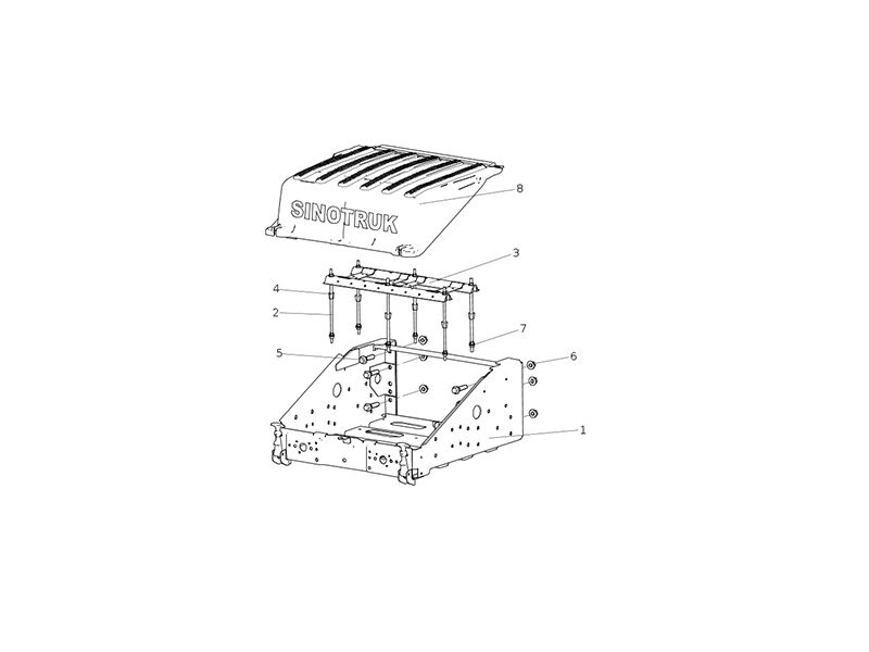 Sitrak 2020 Version Battery Box (180 A-H And Below)
