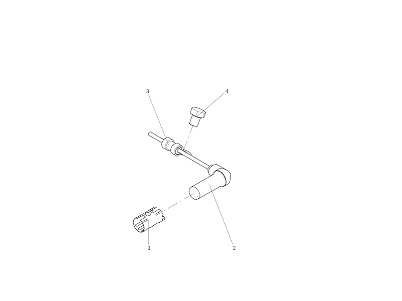 Sitrak ABS Wheel Speed Sensor (Front Axle Section One Side Wheel Side)