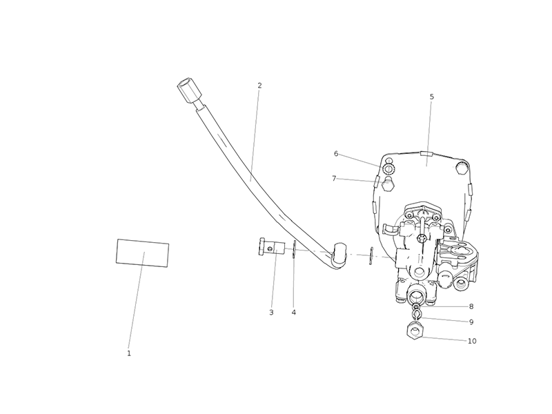 Sitrak Clutch Hydraulic Actuator (C5H)