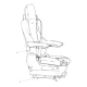 Sitrak Driver'S Seat (Ventilated And Heated, Seat Belt Alarm, Integrated Seat Belt, Dual Armrests, Microfiber + Pvc)